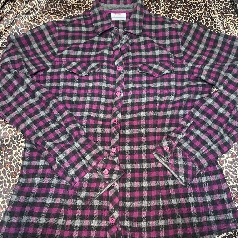 Columbia Sportswear Gingham Flannel Long Sleeve